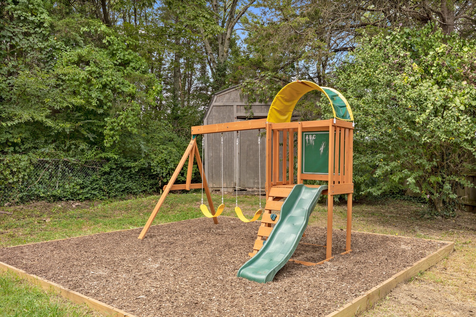 1225 Jacksons View Road Hermitage, TN 37076 - Photo 24 of 29 a view of a backyard with a slide