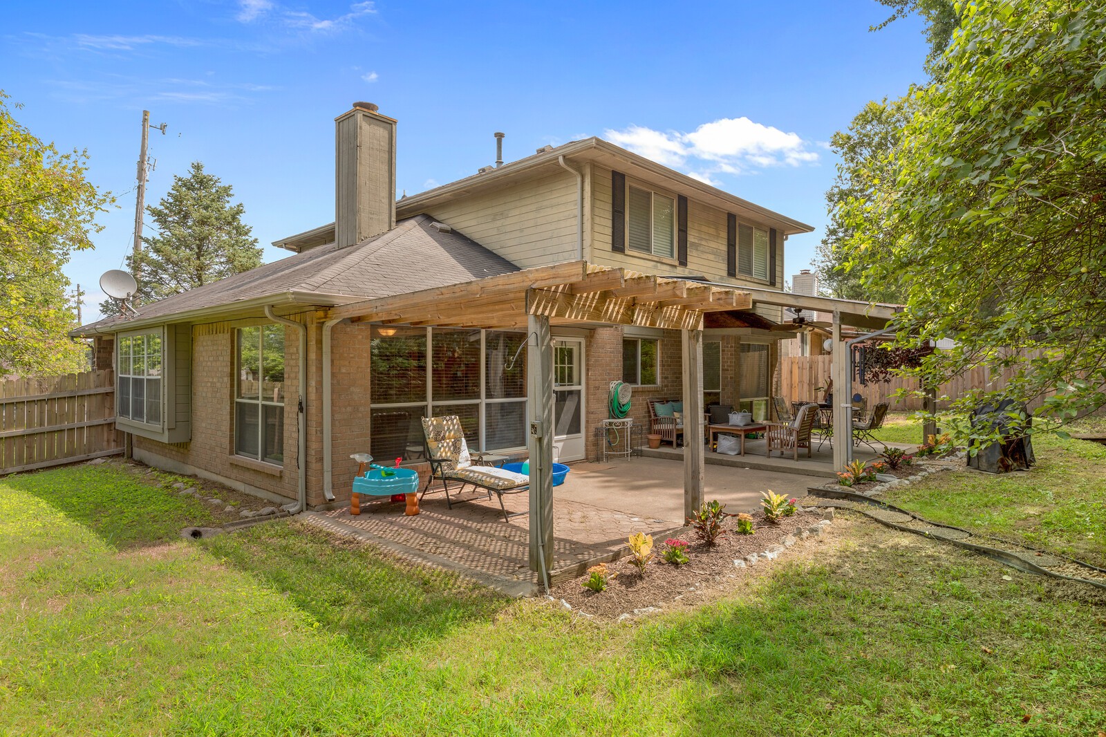 1225 Jacksons View Road Hermitage, TN 37076 - Photo 25 of 29 a view of a house with a yard patio and sitting area