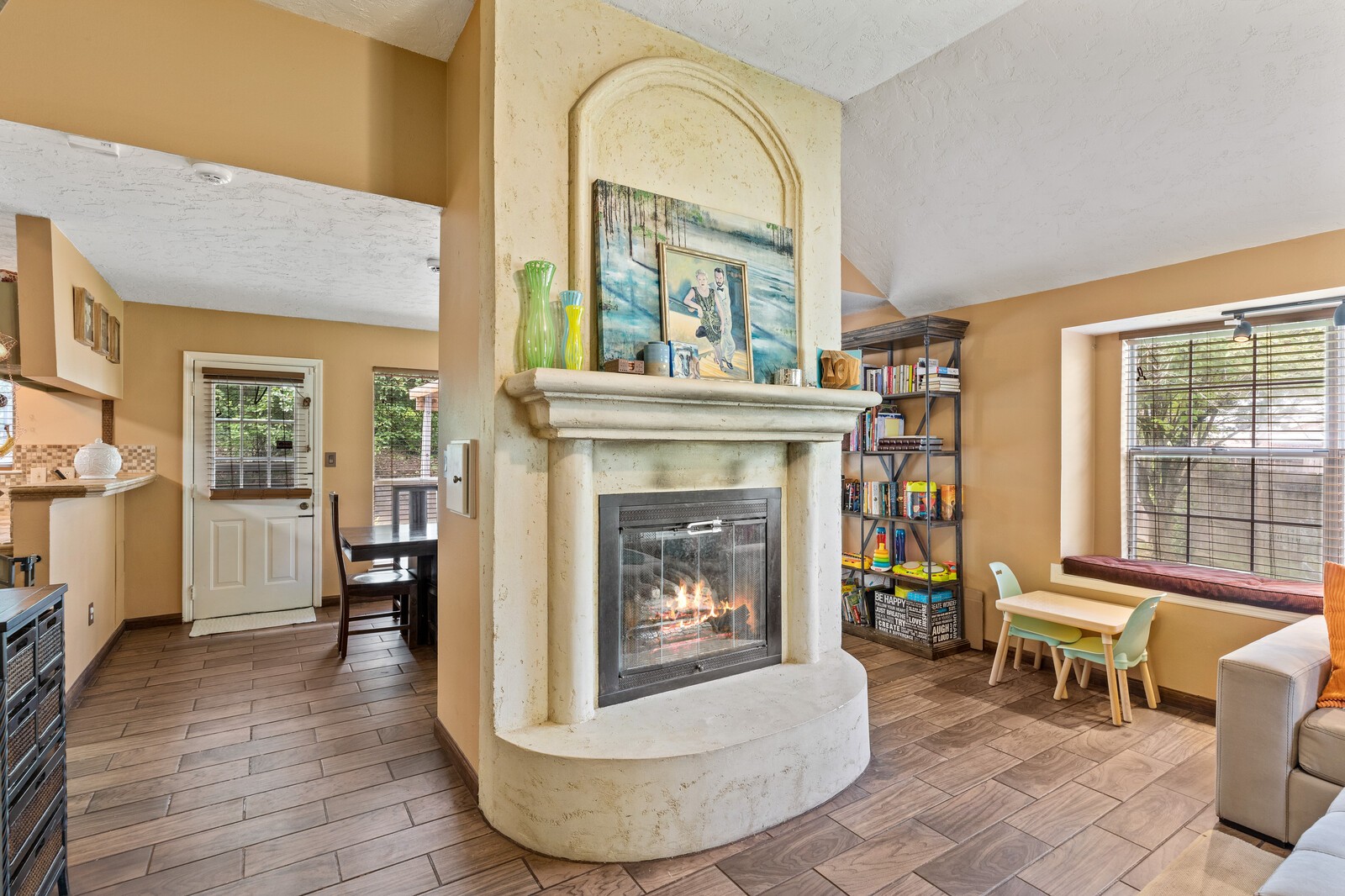 1225 Jacksons View Road Hermitage, TN 37076 - Photo 6 of 29 a living room with furniture and a fireplace