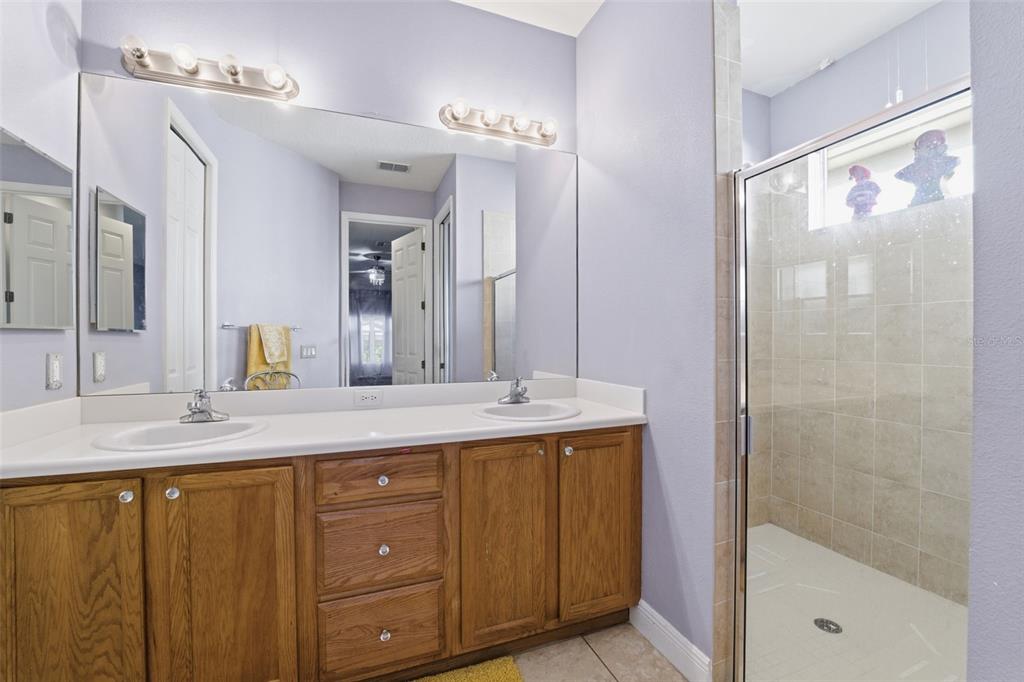 1733 West Caroline Path Lecanto, FL 34461 - Photo 15 of 29 a bathroom with a granite countertop sink mirror and double