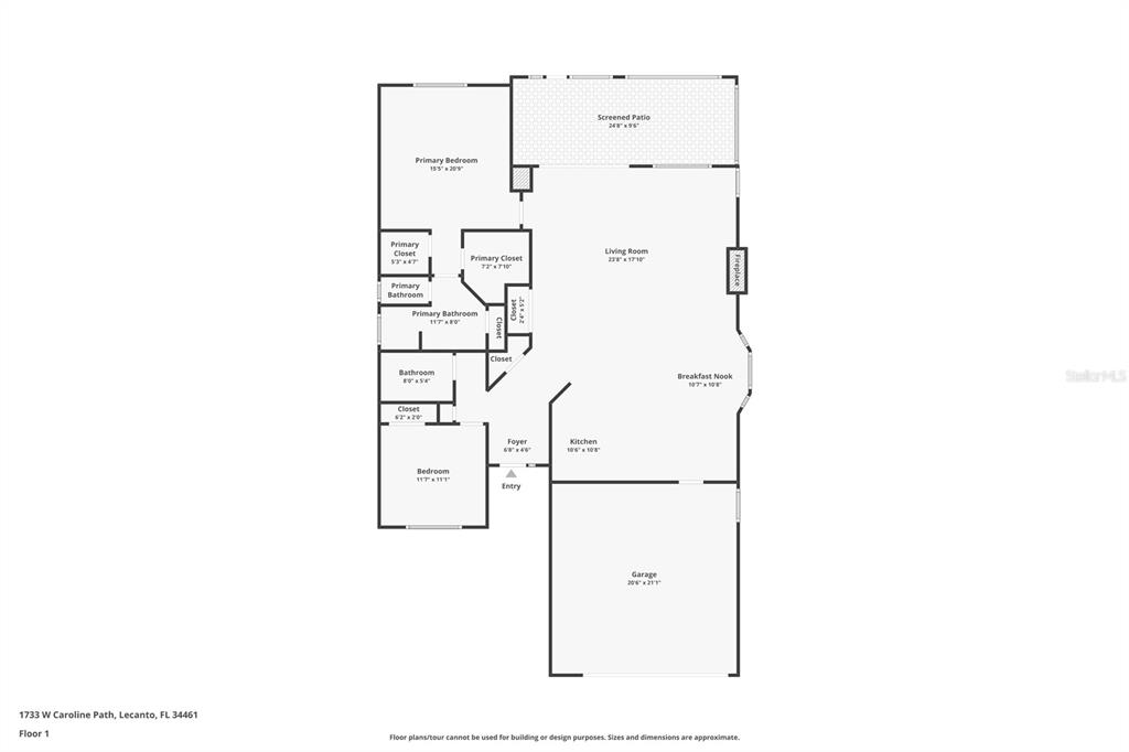 1733 West Caroline Path Lecanto, FL 34461 - Photo 22 of 29 a picture of a wall with white wall painting