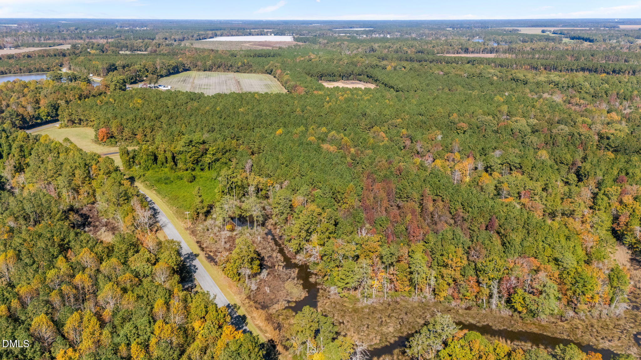 48 Tarpon Pointe Road Bath, NC 27808 - Photo 11 of 15 an aerial view of residential houses with outdoor space and trees