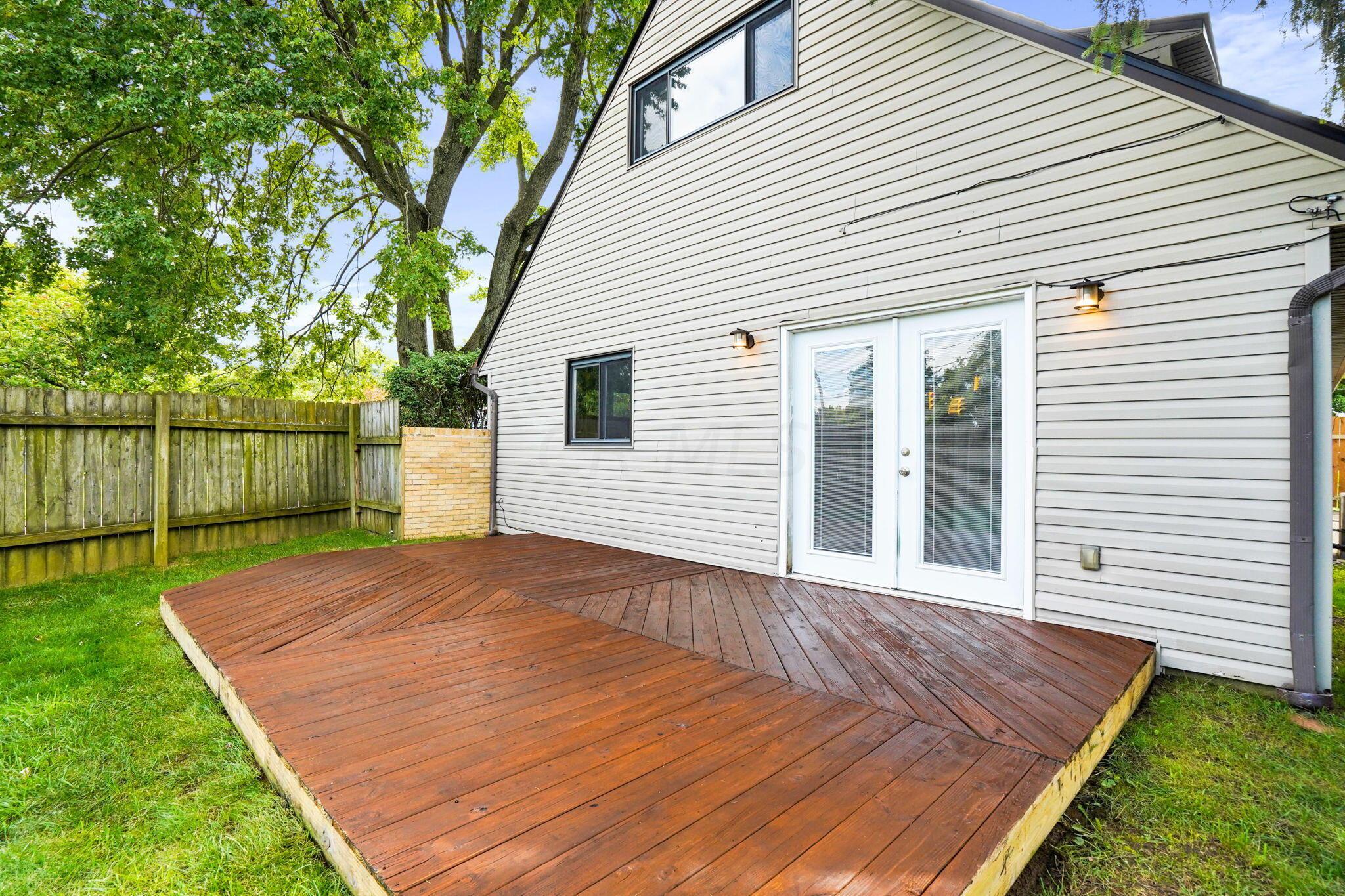 1030 Afton Road Columbus, OH 43221 - Photo 35 of 40 Freshly Stained Deck