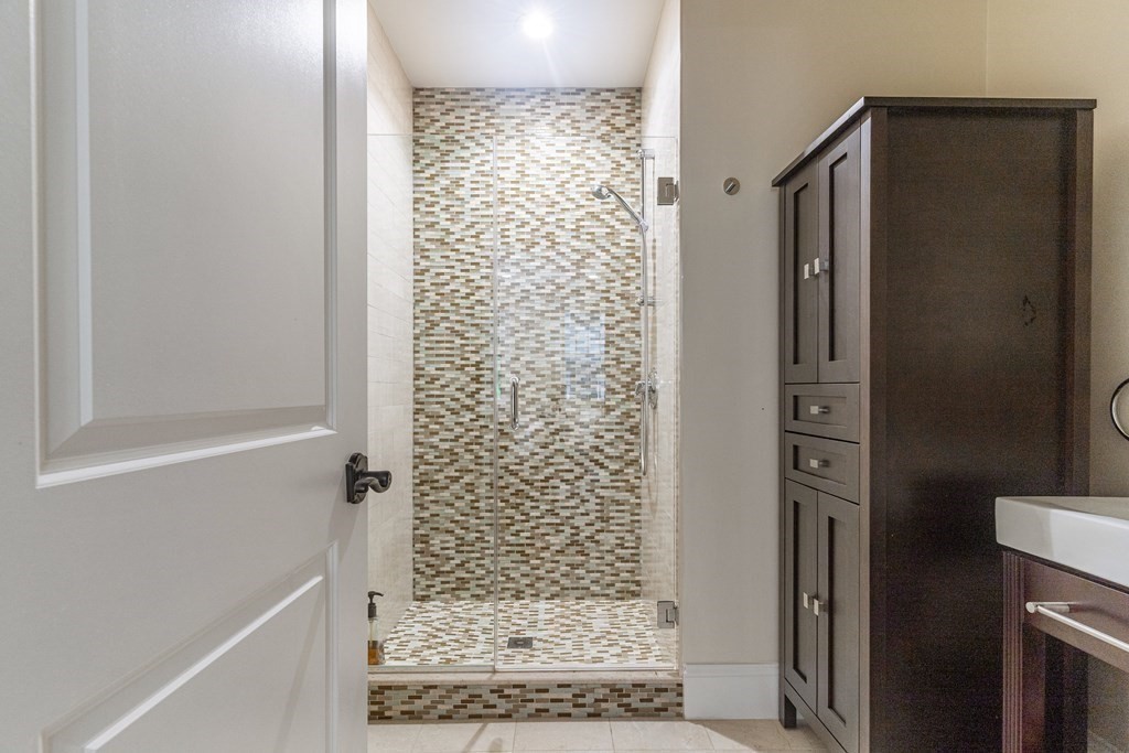 91 University Road, Unit 1 Brookline, MA 02445 - Photo 15 of 39 a bathroom with a shower