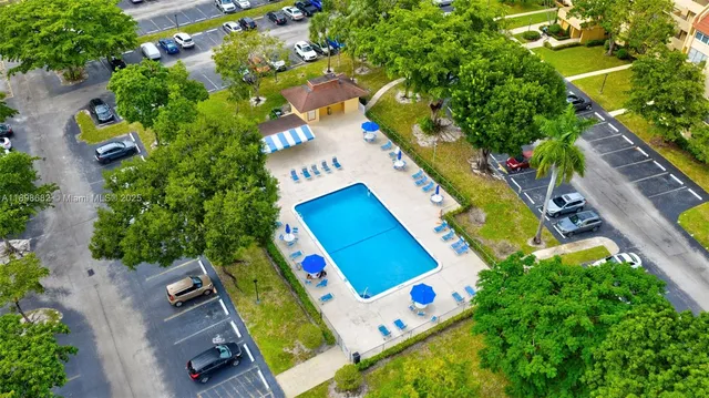 a view of a swimming pool