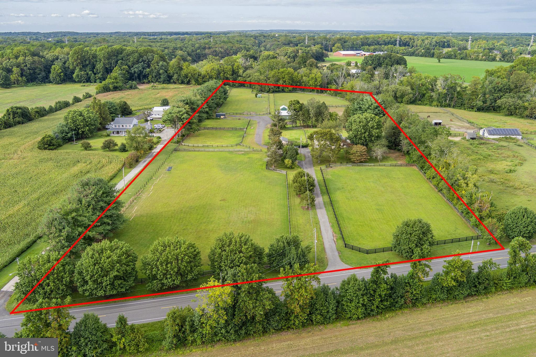 86 Bunting Bridge Road Cookstown, NJ 08511 - Photo 2 of 36 an aerial view of a house