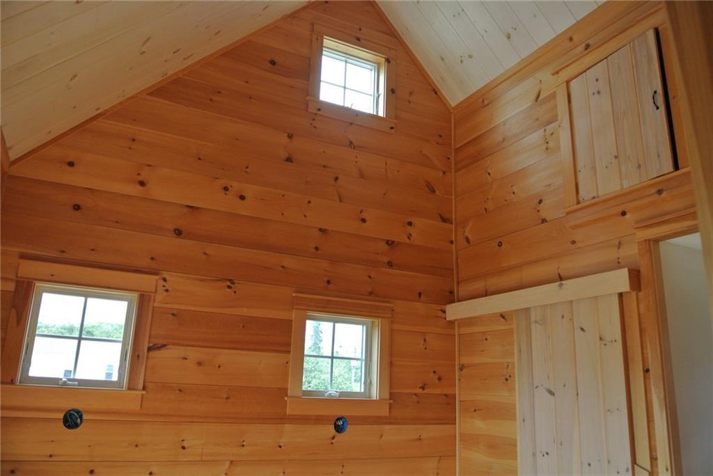 Wood Interior with many windows for...