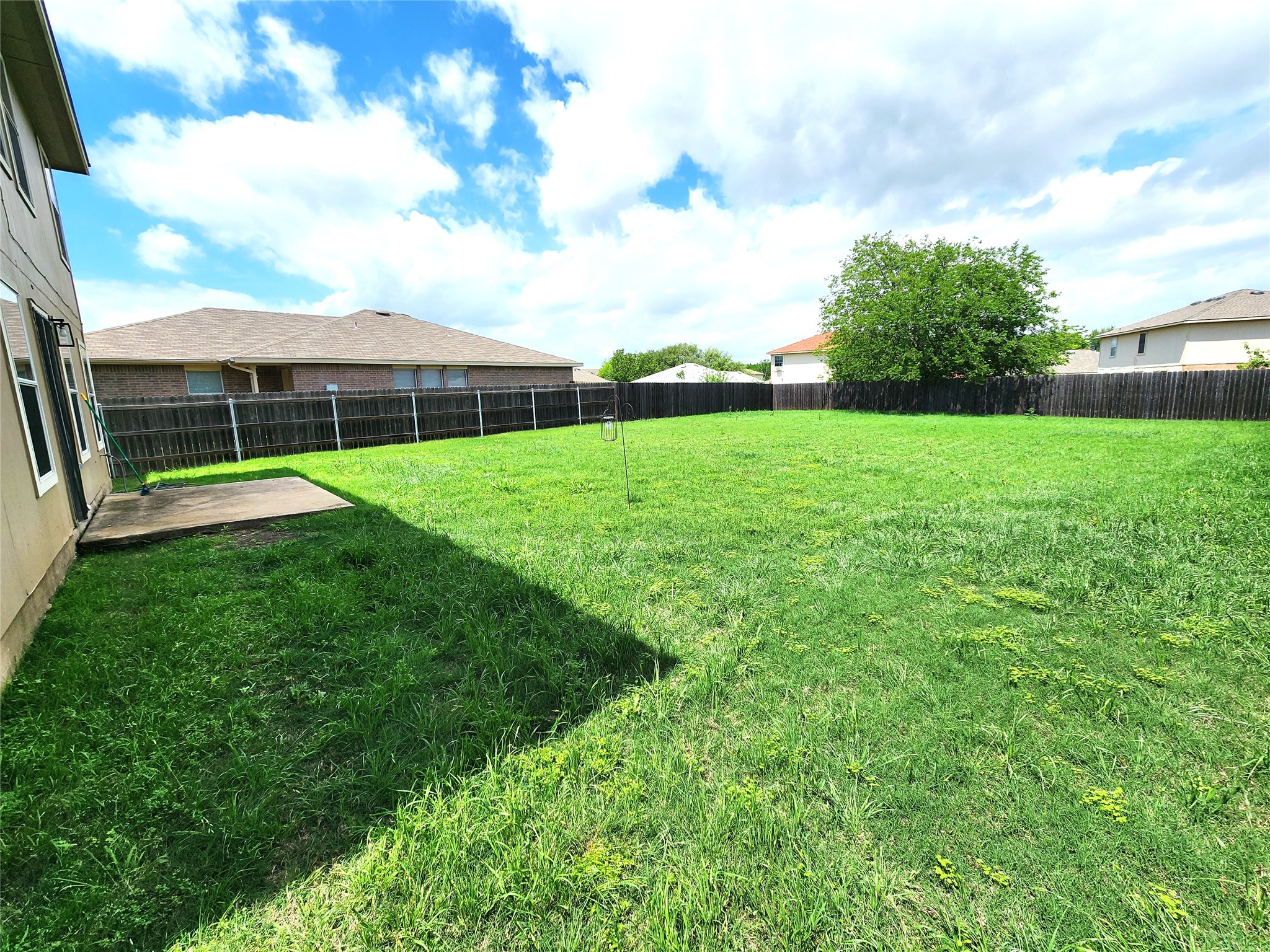 933 Meadow Ridge Loop Georgetown, TX 78626 - Photo 3 of 28 a view of a backyard with plants and large trees