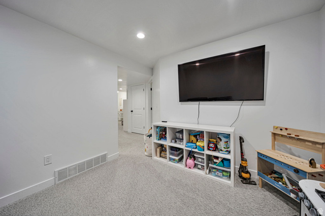 11730 South Shadow Lane Draper, UT 84020 - Photo 20 of 24 Playroom with carpet flooring and recessed lighting
