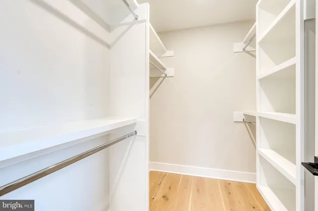 a view of walk in closet