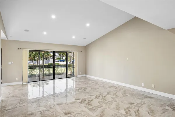 a view of an empty room