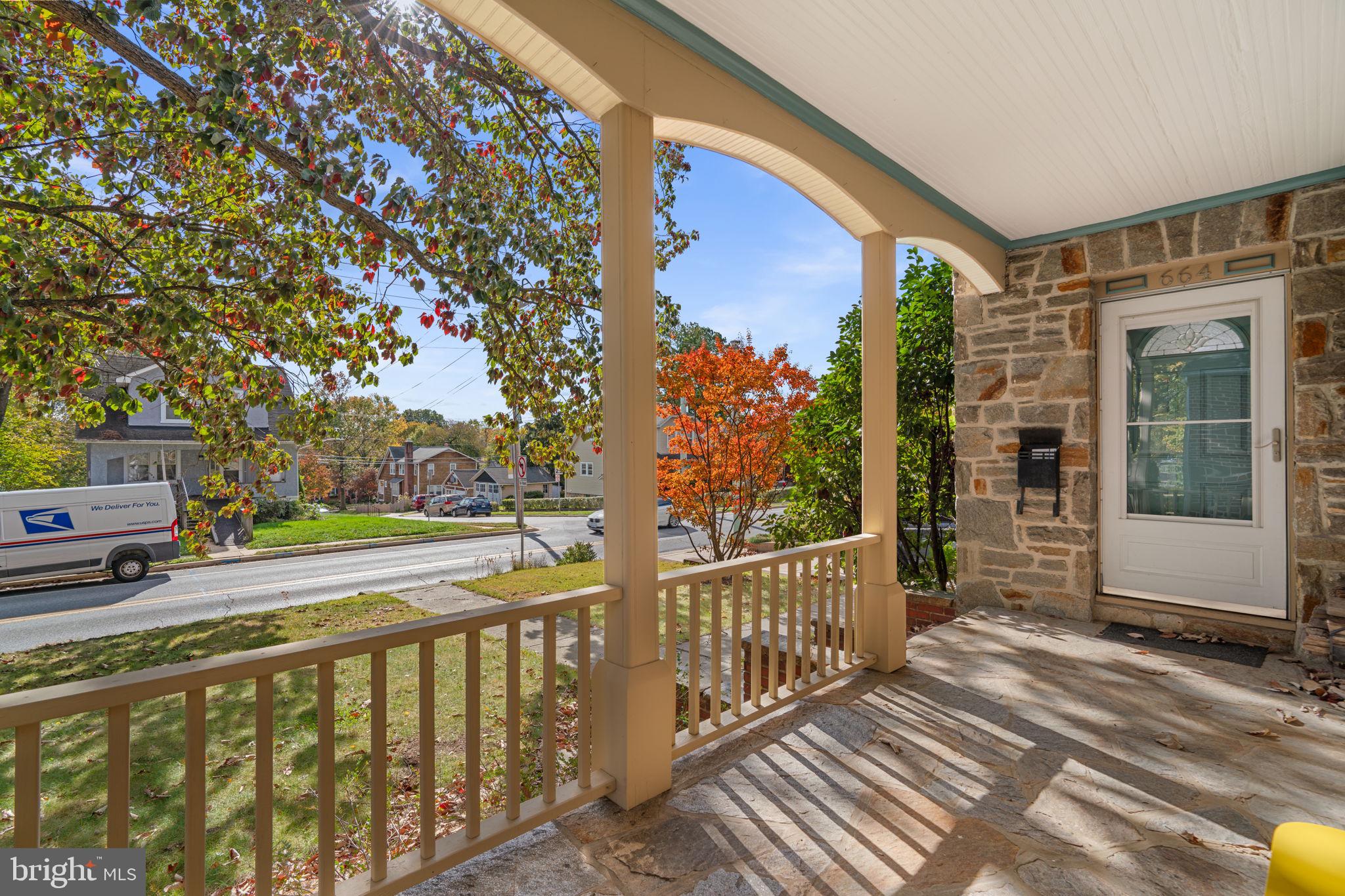 664 Regester Avenue Baltimore, MD 21212 - Photo 34 of 42 a view of a balcony with city view