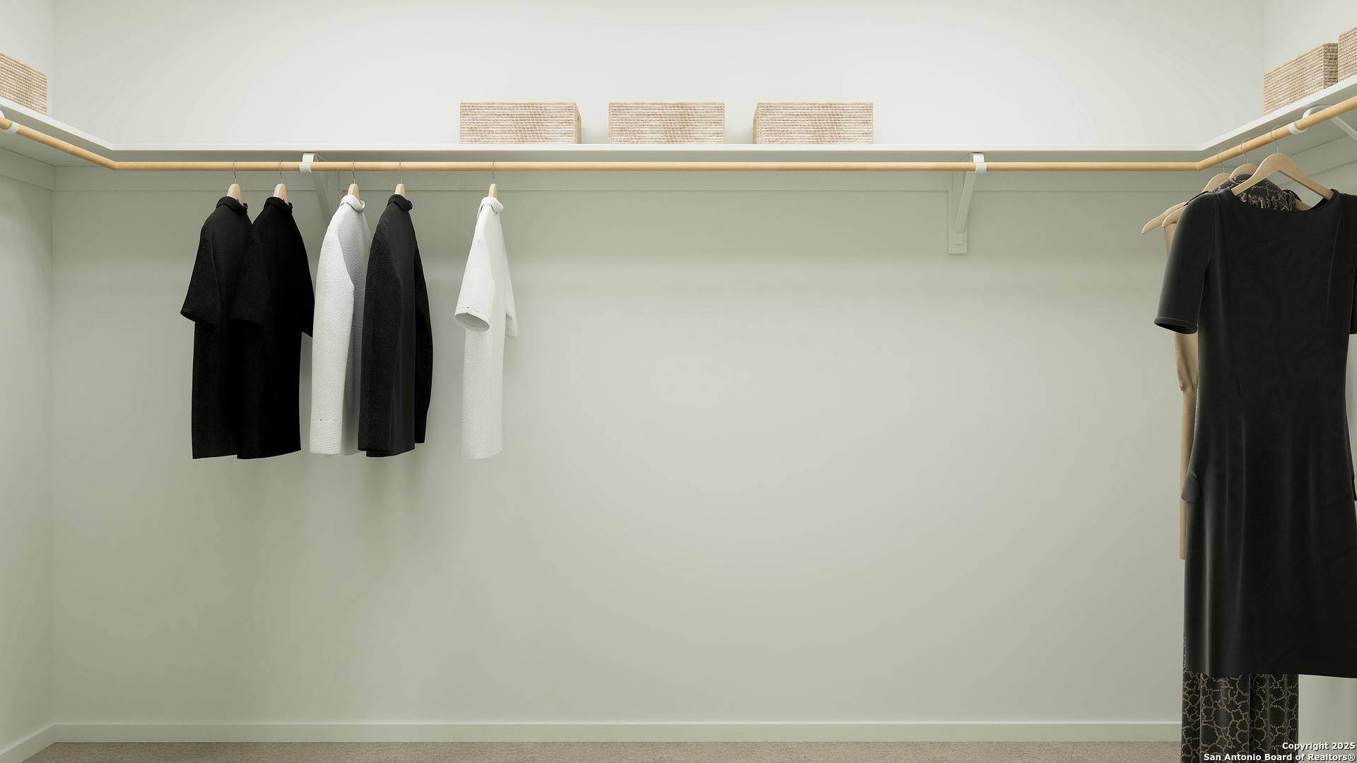 742 Thea Meadows Marion, TX 78124 - Photo 28 of 28 a close view of walk in closet