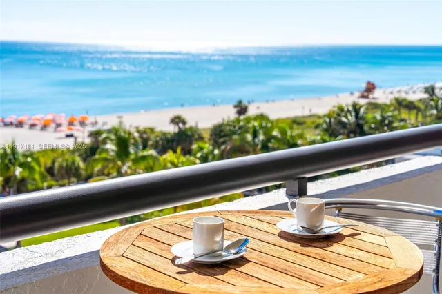 a view of a lake from a window
