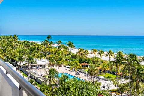 a view of a city and an ocean