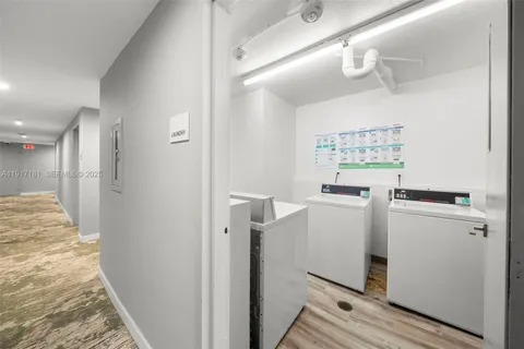 a room with storage and utility