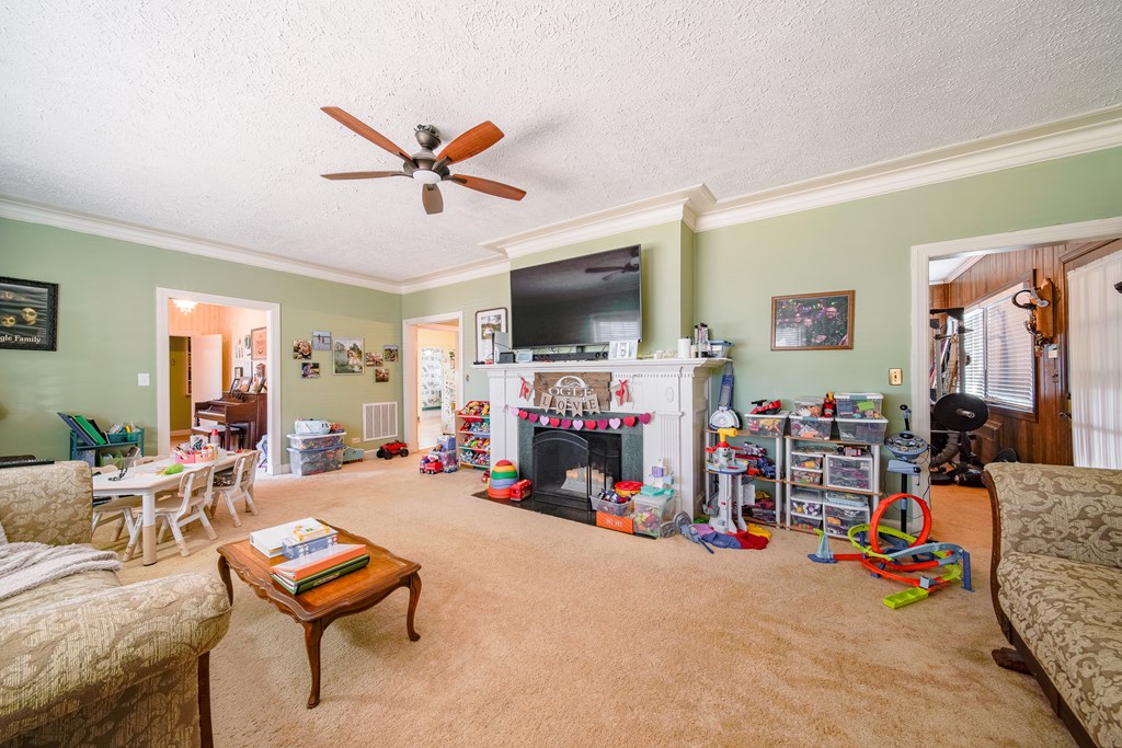 410 3rd Street Manchester, GA 31816 - Photo 41 of 45 a living room with furniture and a flat screen tv