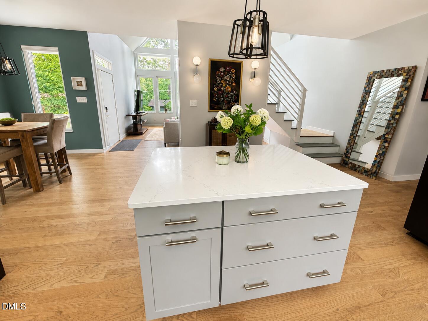 2200 Kilburn Road Raleigh, NC 27604 - Photo 6 of 21 a view of kitchen with cabinets and wooden floor