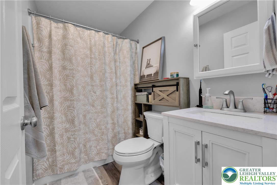 107 Shenkel Road Effort, PA 18330 - Photo 21 of 44 a bathroom with a sink toilet and shower