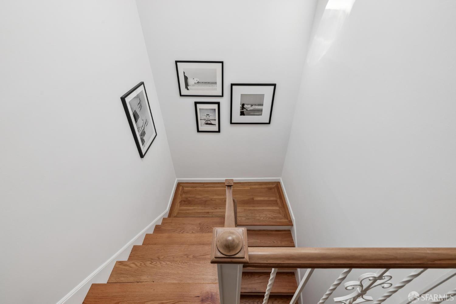 1942 24th Avenue San Francisco, CA 94116 - Photo 42 of 84 a view of staircase with white walls