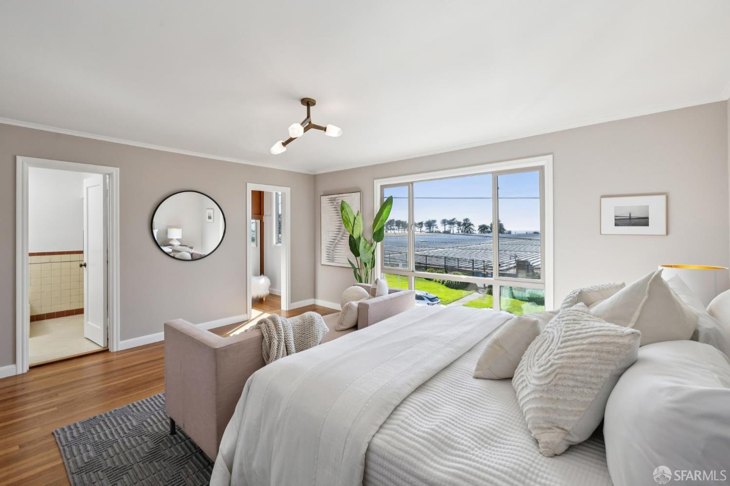 1942 24th Avenue San Francisco, CA 94116 - Photo 46 of 84 a bed room with two bed and a large window