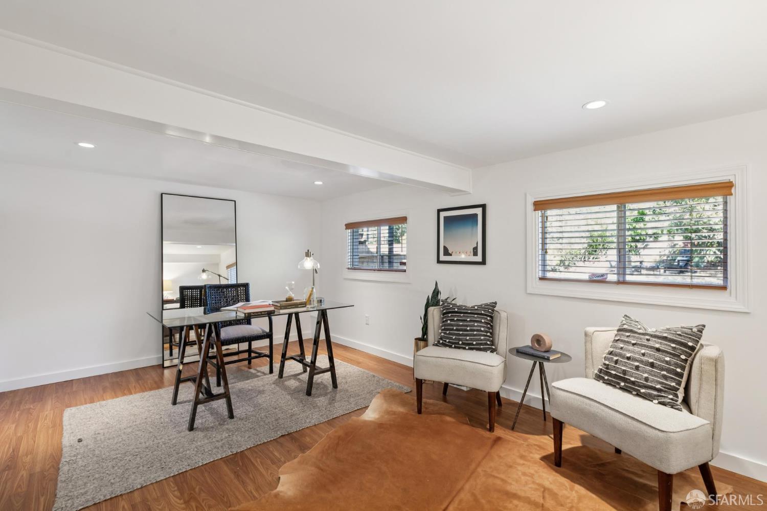 1942 24th Avenue San Francisco, CA 94116 - Photo 62 of 84 a living room with furniture and a wooden floor