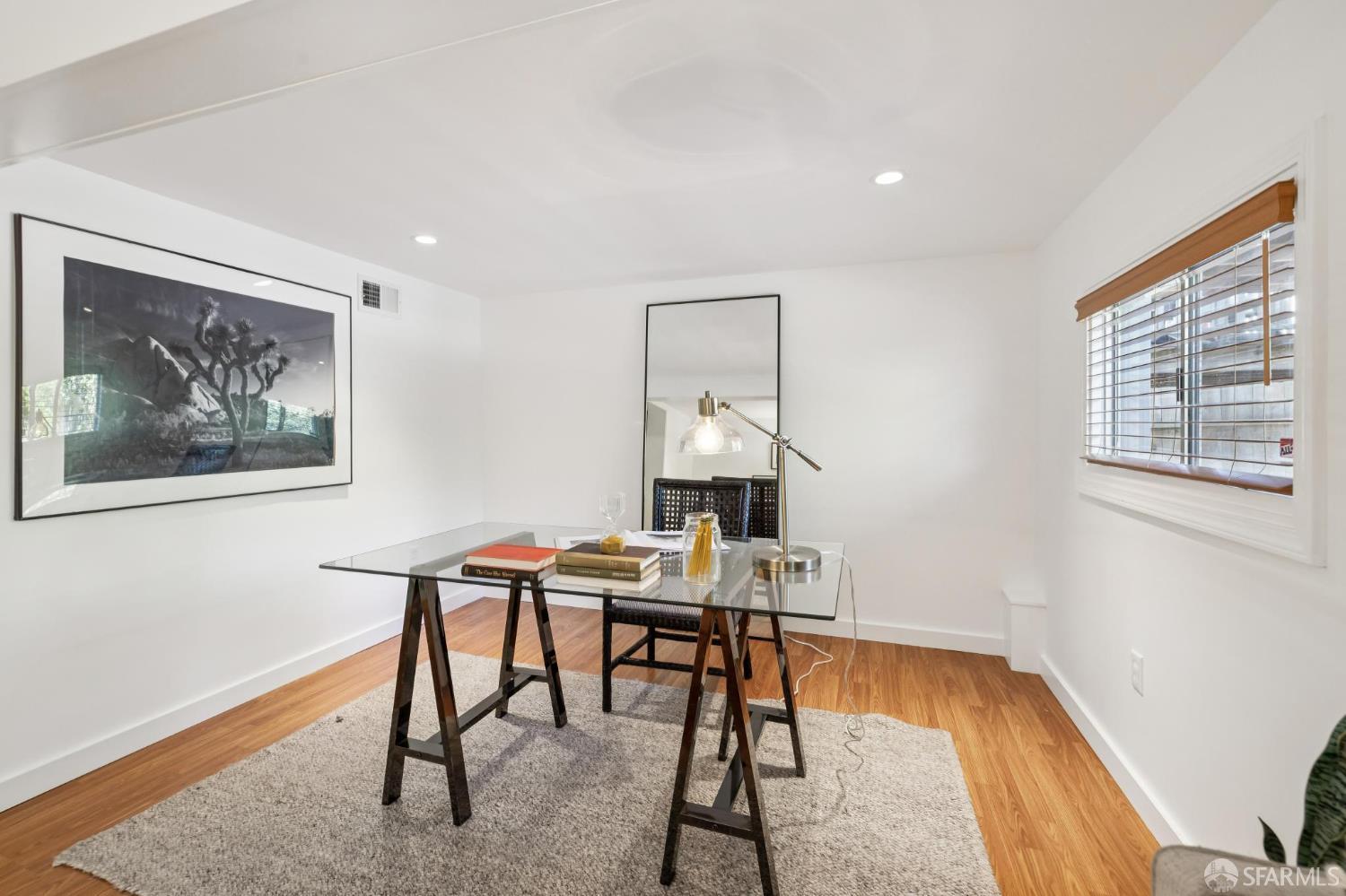 1942 24th Avenue San Francisco, CA 94116 - Photo 63 of 84 a workspace with furniture and wooden floor