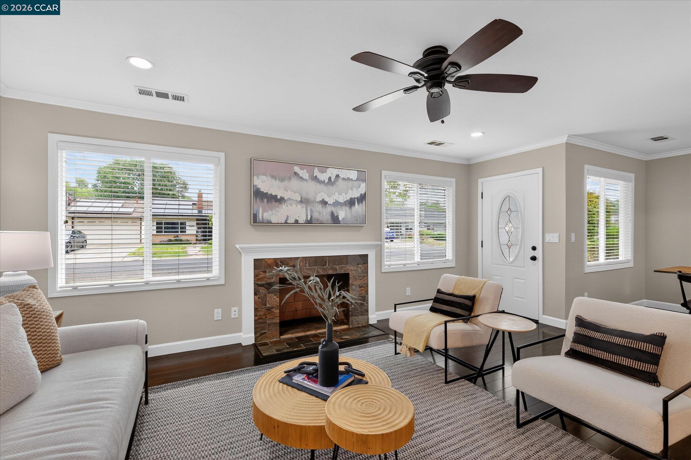 4092 Nulty Drive Concord, CA 94521 - Photo 6 of 33 a living room with furniture and a fireplace
