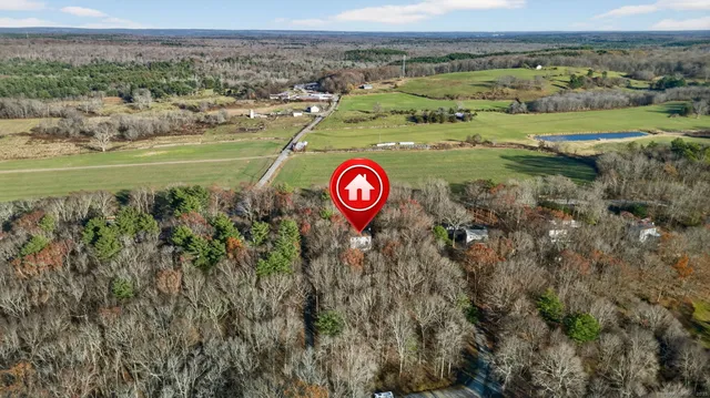 a view of a lake with a mountain