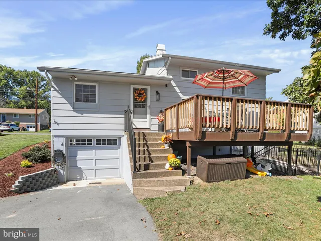 a view of a house with a patio