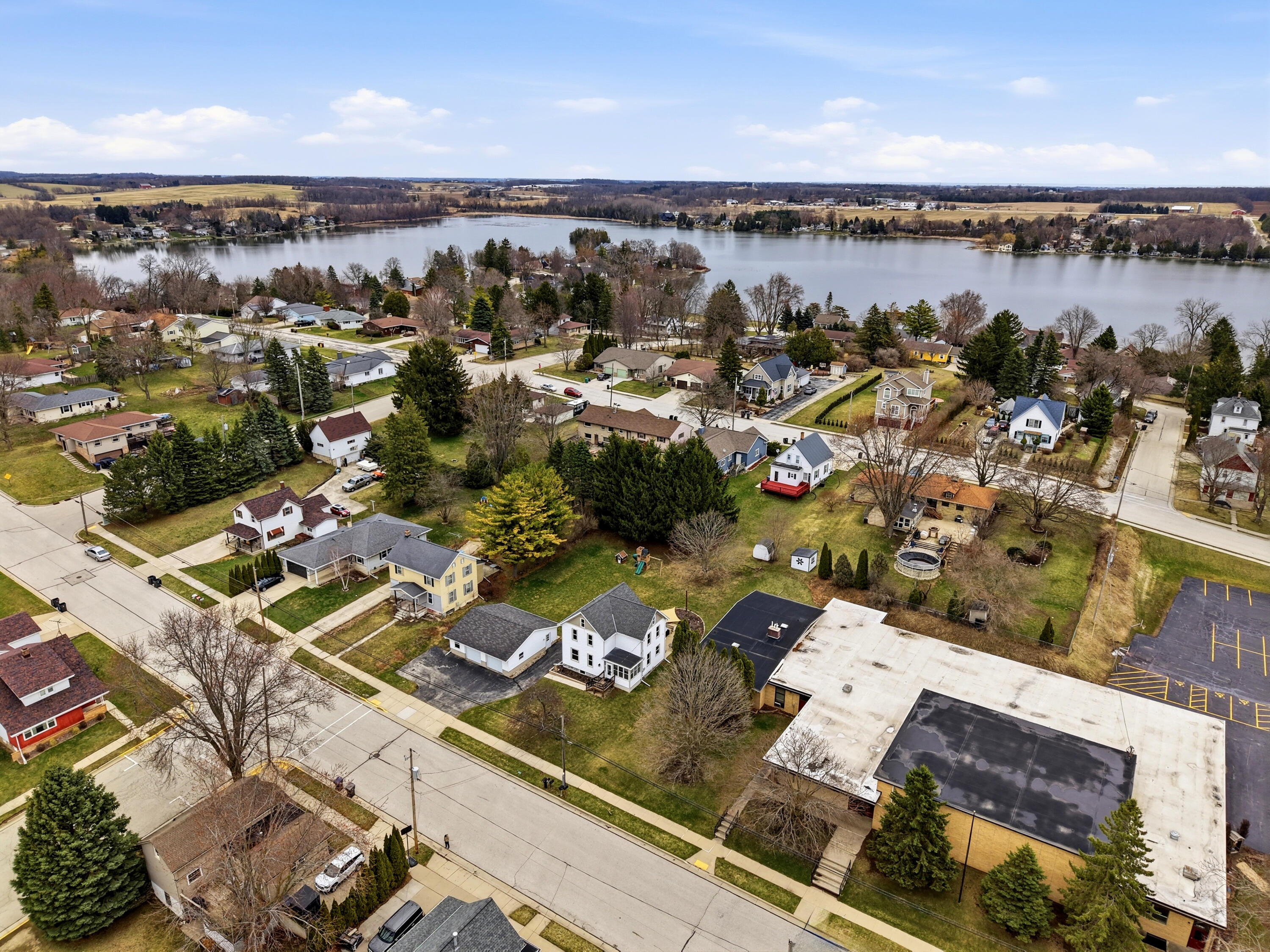 326 Butler Street Random Lake, WI 53075 - Photo 30 of 35 Aerial View to Random Lake