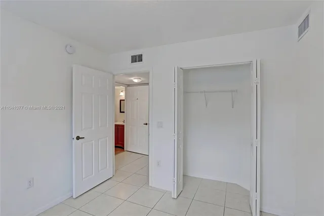 a view of an empty room