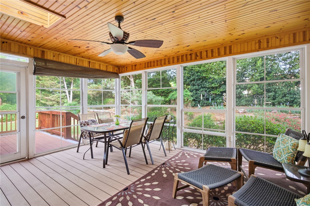 106 Cardinal Drive Seneca, SC 29672 - Photo 20 of 48 This bright sunroom offers abundant natural light, perfect for serene relaxation.