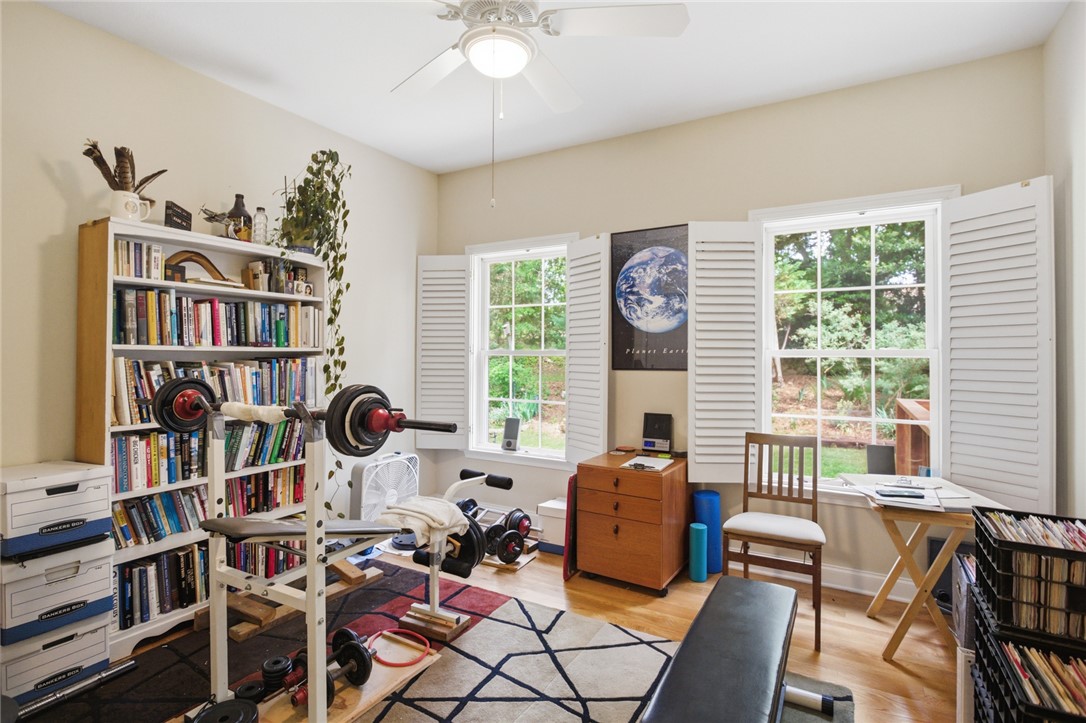 106 Cardinal Drive Seneca, SC 29672 - Photo 35 of 48 This versatile room offers a bright, adaptable space for various activities, perfect for an exercise room.