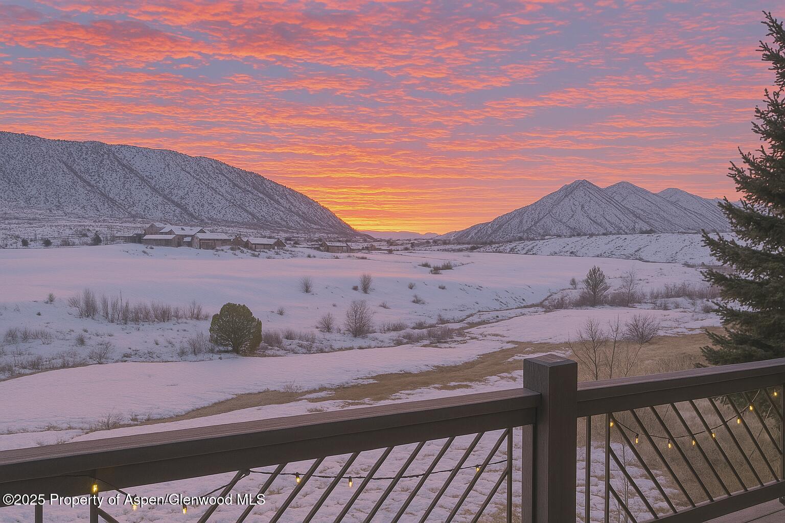 329 Faas Ranch Road New Castle, CO 81647 - Photo 46 of 48 Sunset off the Deck