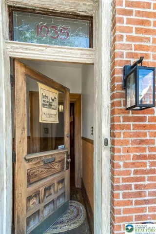 a view of a entryway door