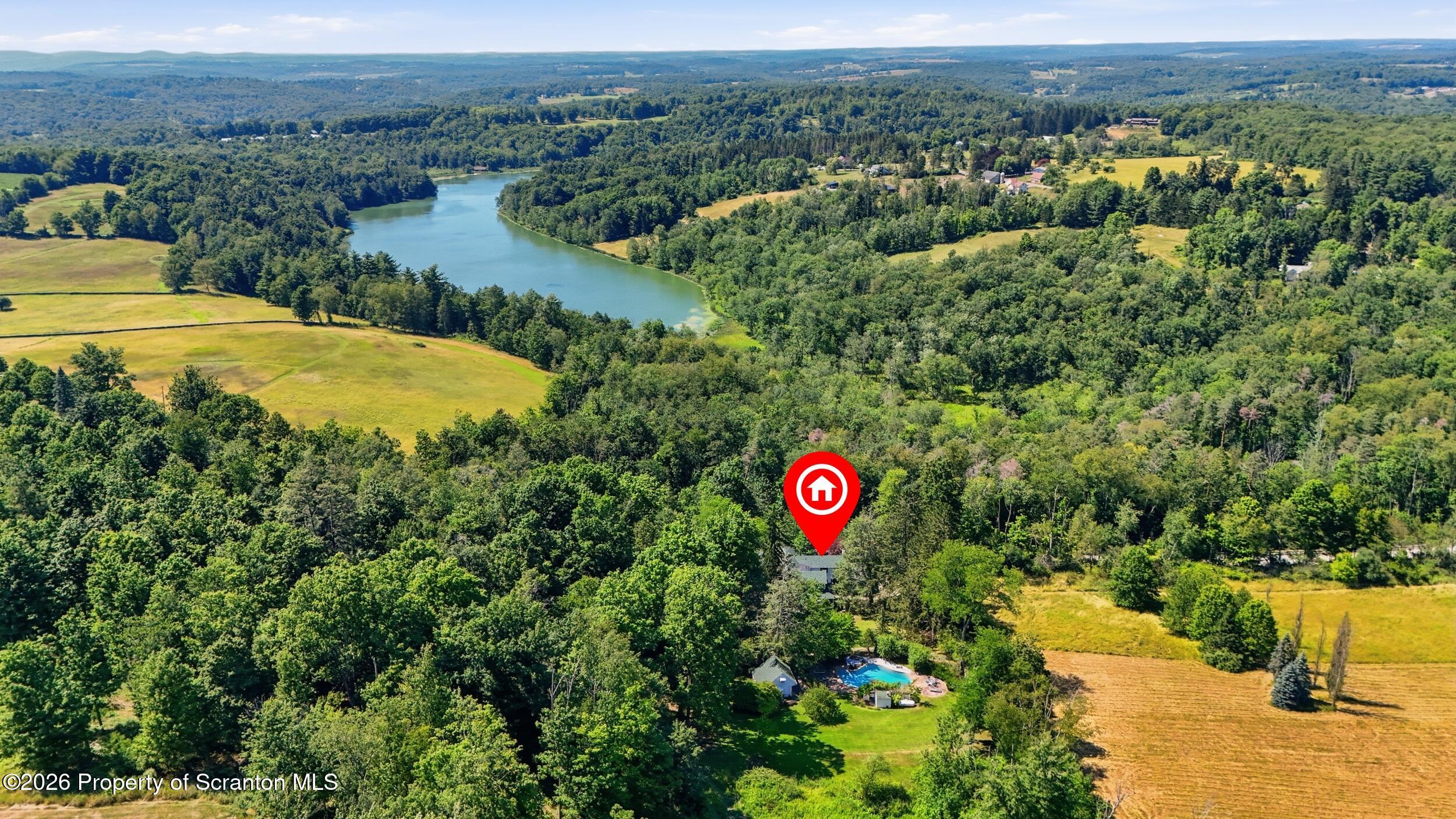 1008 Lily Lake Road Waverly, PA 18471 - Photo 75 of 84 Aerial