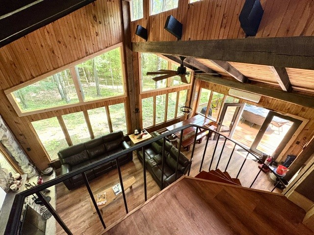 7756 Gulick Road Naples, NY 14512 - Photo 25 of 31 Spiral staircase to main floor