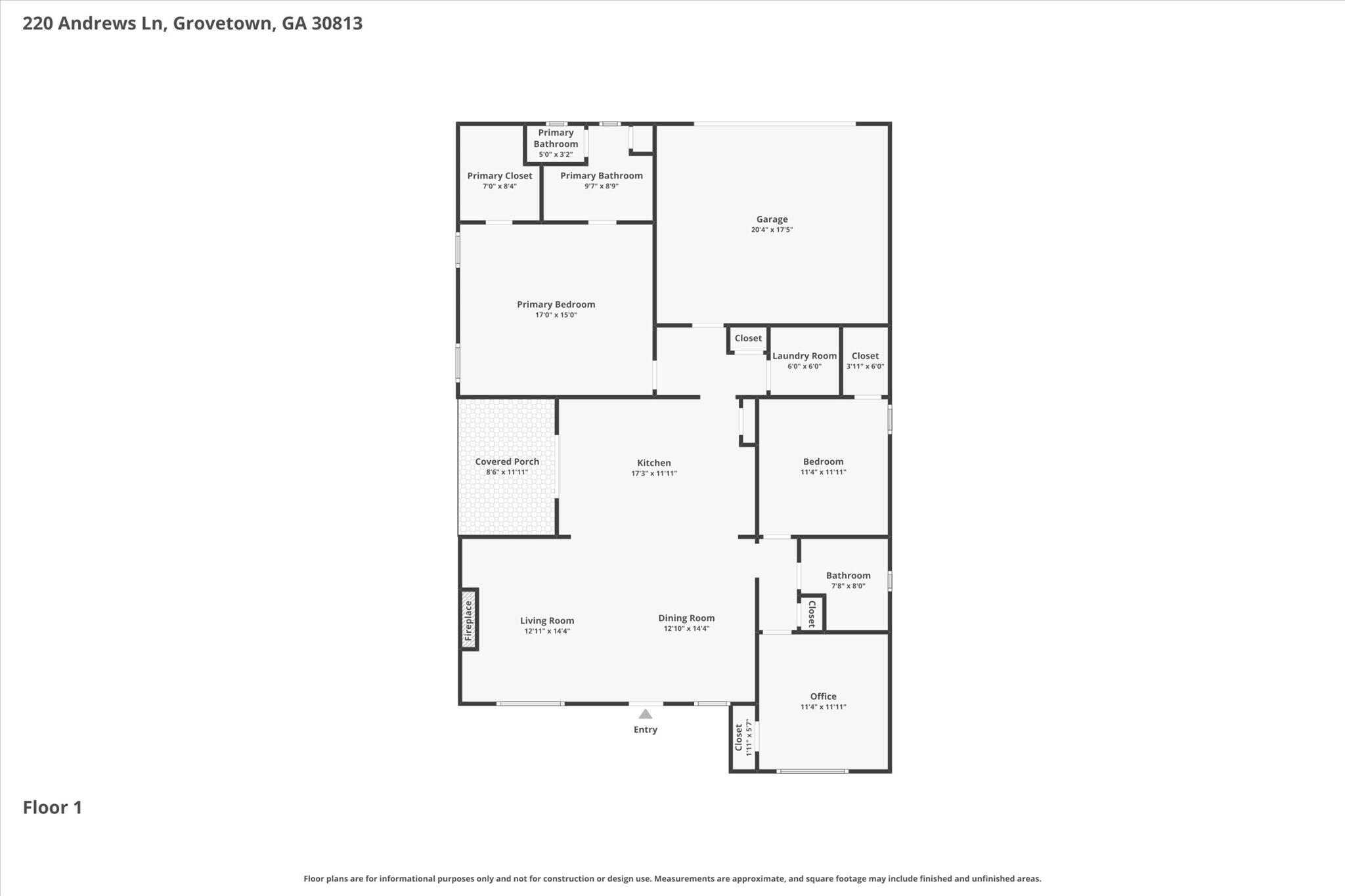 220 Andrews Lane Grovetown, GA 30813 - Photo 38 of 39 01-Floor-1
