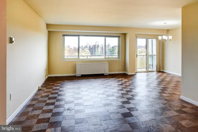 a view of an empty room with window