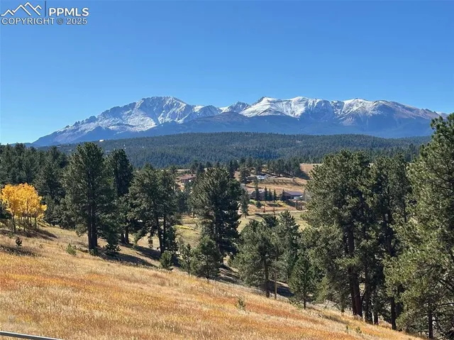 a view of a city with sunset view
