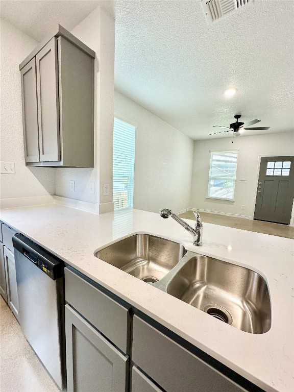 2321 Ocean Avenue, Unit B Temple, TX 76501 - Photo 9 of 19 a kitchen with a sink and a refrigerator