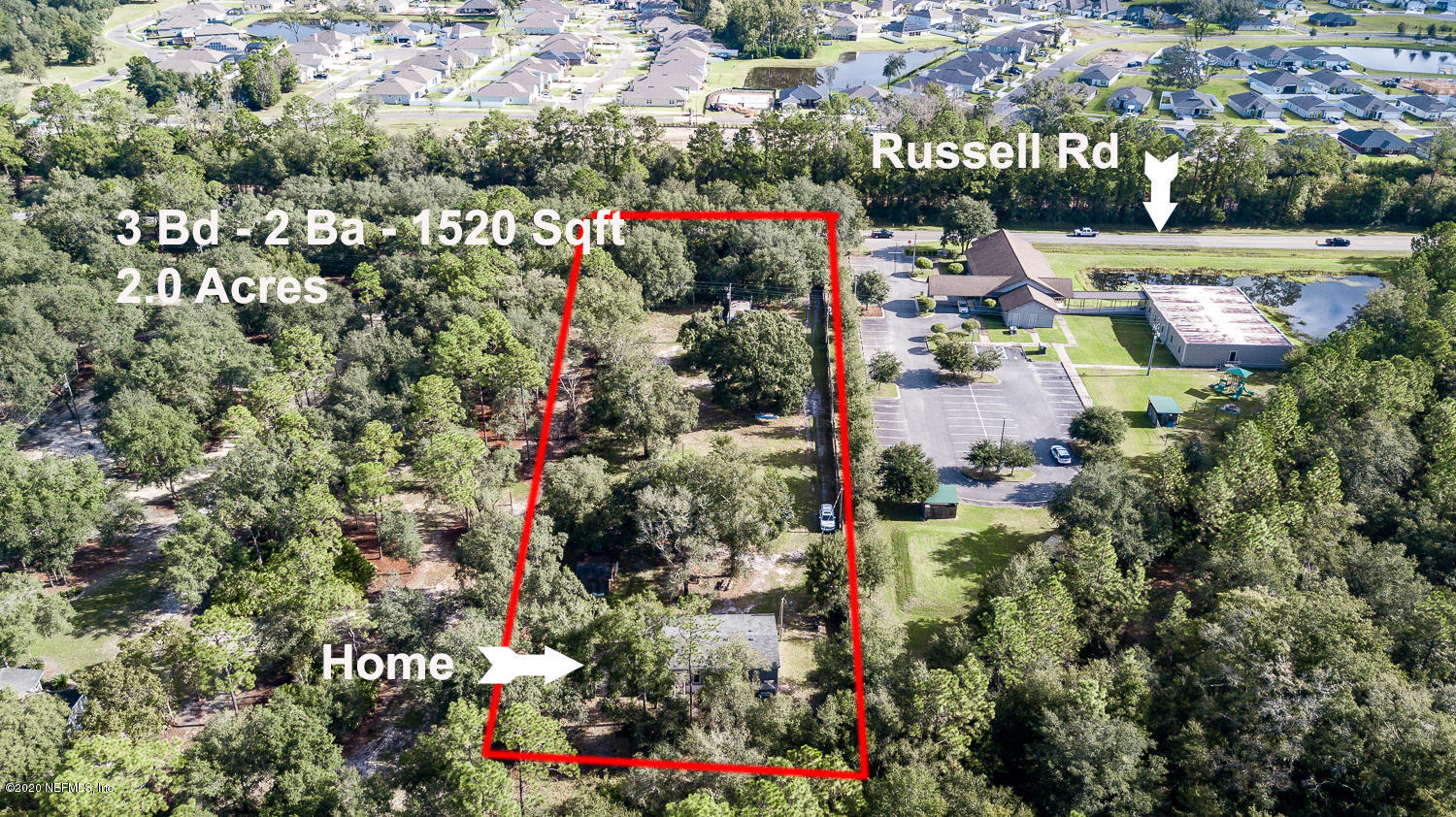 3642 Russell Road Green Cove Springs, FL 32043 - Photo 32 of 33 Exterior Lot c (rear)