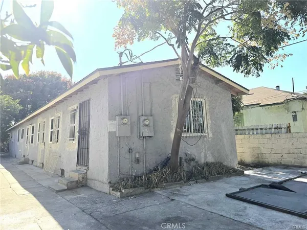 a backyard of a house