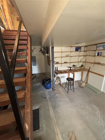 a view of outdoor space with seating