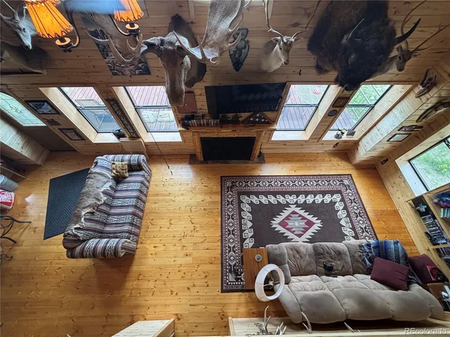 a room with furniture and window