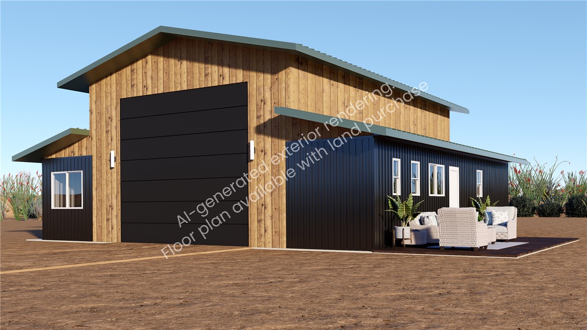 Lot 30 South Carmen Road Yucca, AZ 86438 - Photo 12 of 17 Sample rendering of permit ready building plan option which will be provided with sale