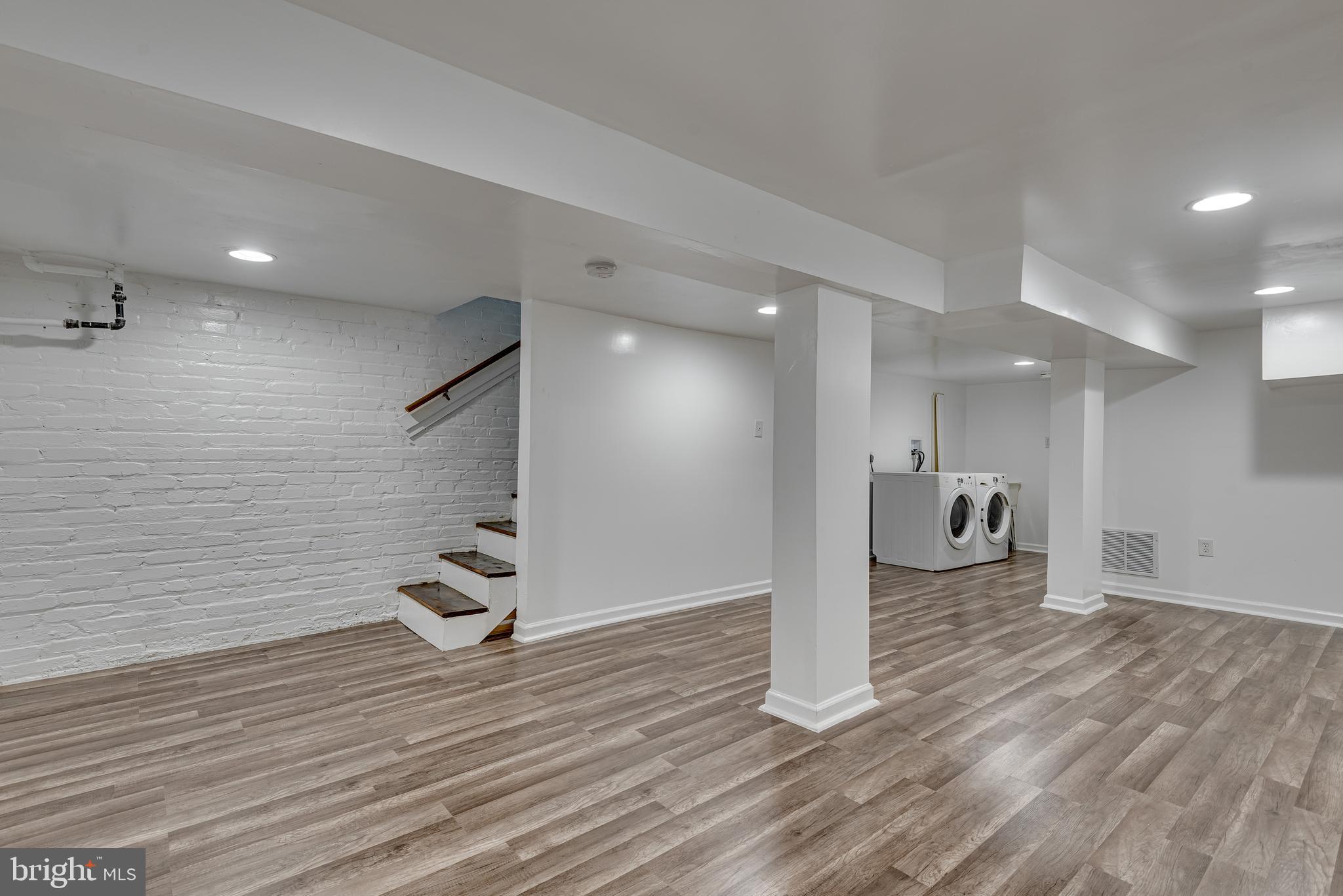 526 23rd Place Northeast Washington, DC 20002 - Photo 33 of 41 Finished Basement Room with Laundry Area