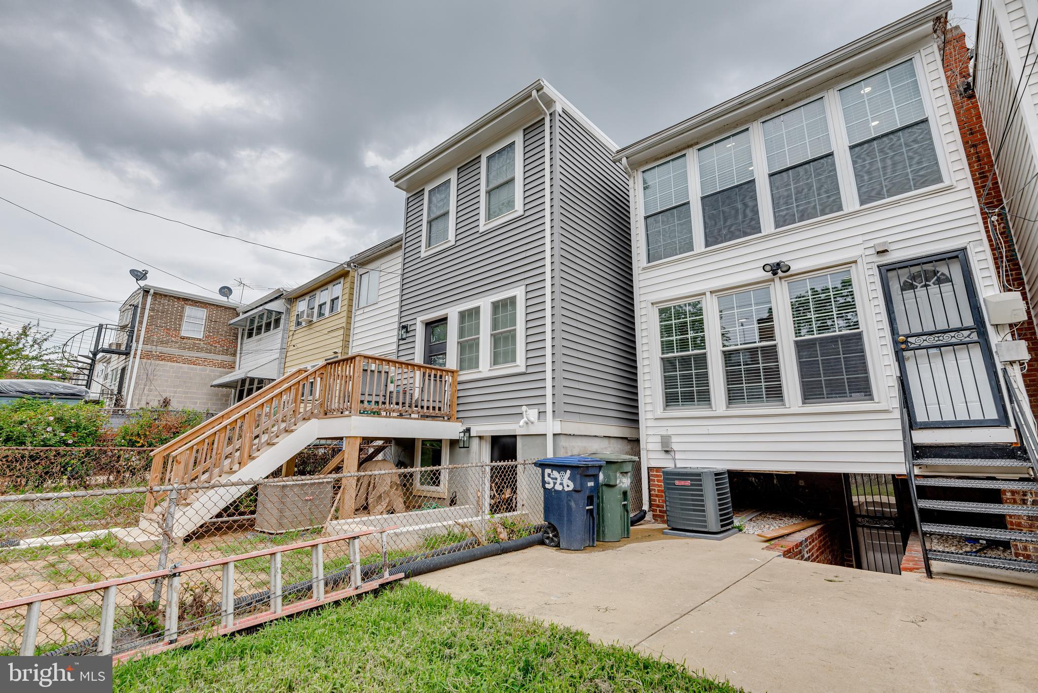 526 23rd Place Northeast Washington, DC 20002 - Photo 39 of 41 Rear Exterior Patio