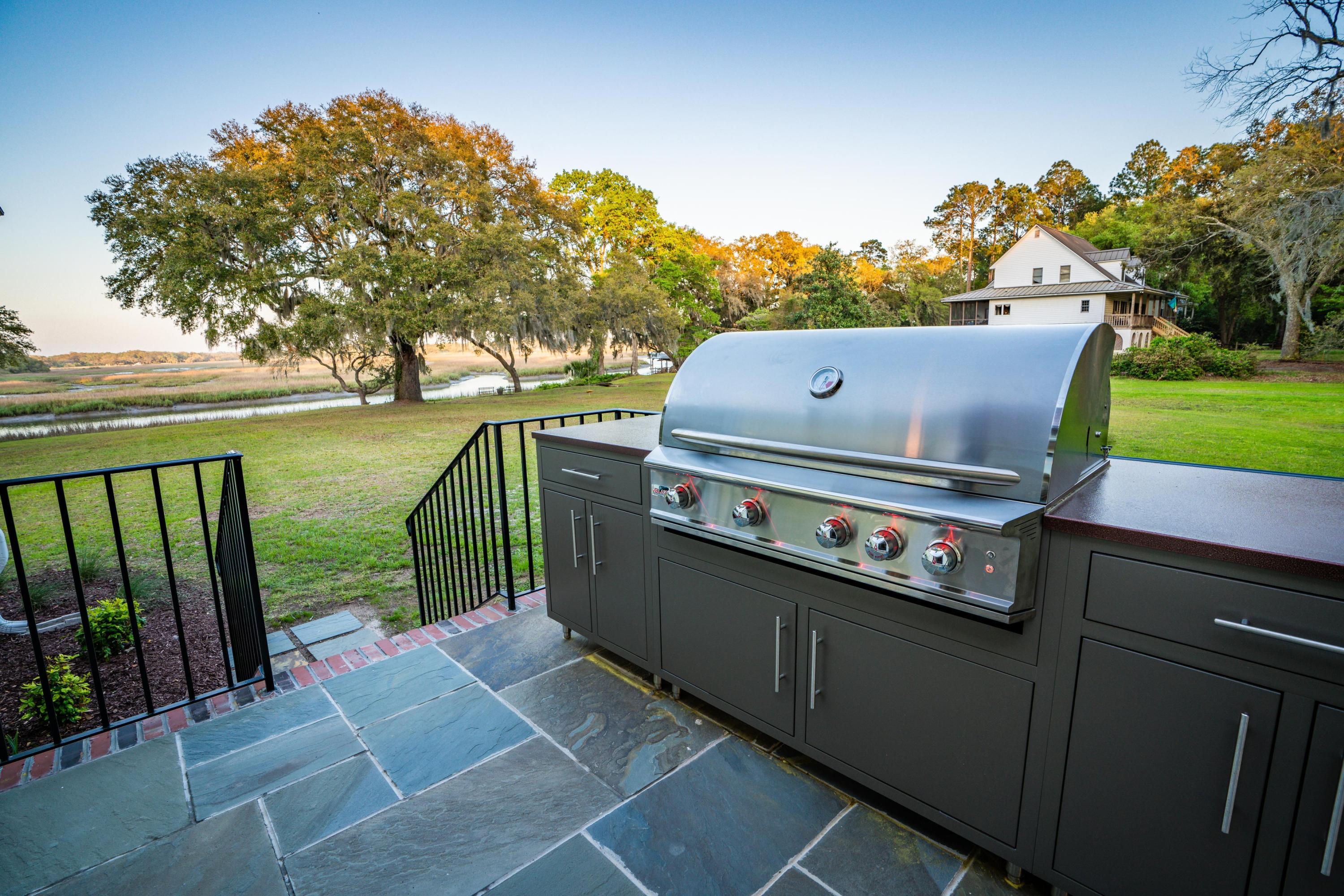 6196 Rockefeller Road Wadmalaw Island, SC 29487 - Photo 32 of 53 Custom Blaze Gas Grill